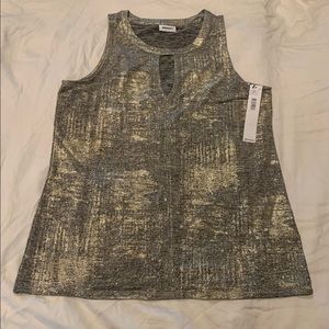 DKNYC gold top with tags - Size M